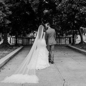 A.b. Ellie tulle tiered veil